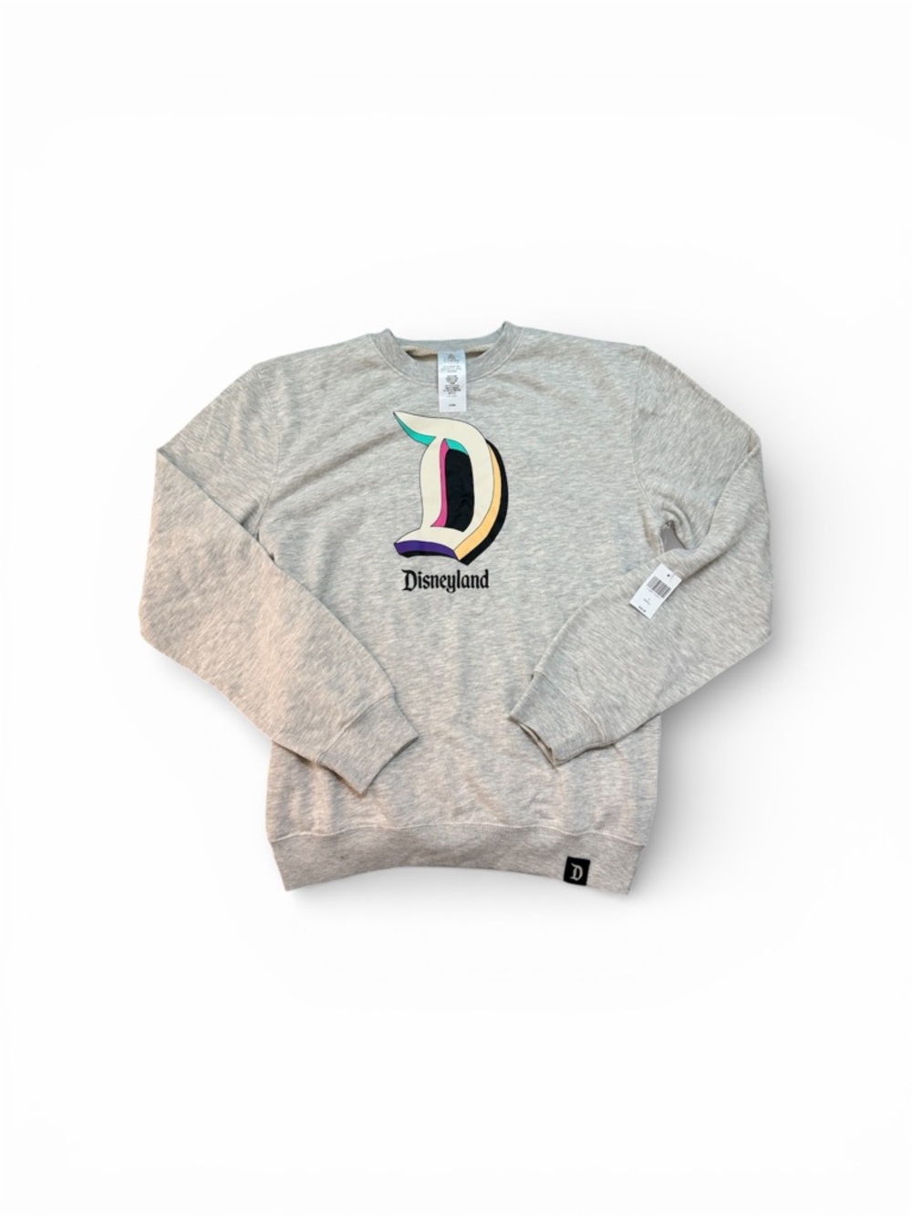 Disneyland Light Gray Logo Crewneck Sweatshirt - Small